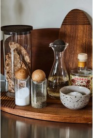 Solniță și piperniță Sagaform Oval Oak