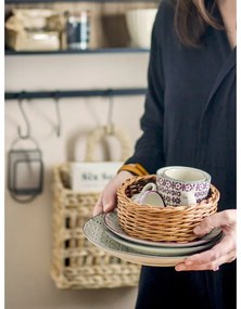 Set de 4 farfurii din gresie ceramică Bloomingville Karine, ø 25 cm