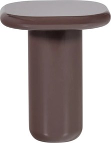 Măsuță auxiliară cu aspect lucios 50x50 cm Zava – WOOOD