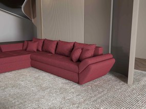 Colțar extensibil dumonde cu ladă de depozitare si sezut confortabil din spuma high-density, Loana XL Enjoy Winery 335x185 cm