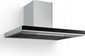 Klarstein Verosteel hotă de bucătărie, Elegantă, minimalistă, puternică, Clasa energetică A++, 881,6 m³/h, 90 cm