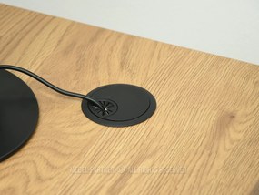 Masă PC Matts C (stejar + negru). 1109795