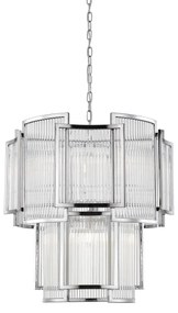Lustra, Candelabru elegant design modern SERGIO crom P0528-08A-F4AC ZL