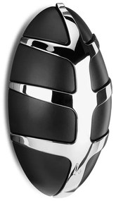 Cârlig negru/argintiu lucios de montat pe perete din plastic Bug – Spinder Design