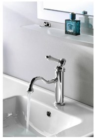 Baterie argintiu-lucios pentru chiuvetă înaltă Vienna – Sapho