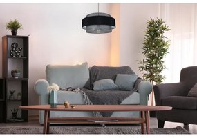 Lustră pe cablu CORSA 1xE27/60W/230V negru/gri