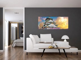 Tablou - Castelul Osaka (120x50 cm)