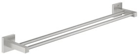 GROHE 41104DC0 - Suport dublu pentru prosoape QUICKFIX START CUBE, 654 mm, inox