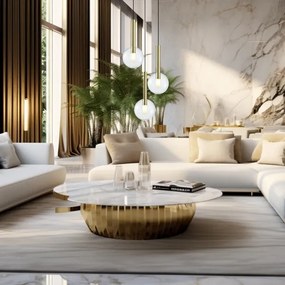 Lustră pe cablu NIKO 3xG9/9W/230V auriu