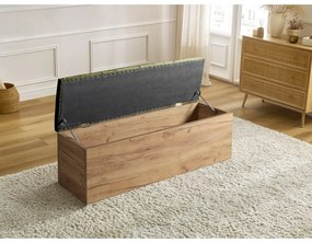 Bancă verde/în culoare naturală Kumo – Bobochic Paris