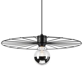 Lustră pe cablu MONTANA 1xE27/15W/230V d. 45 cm negru