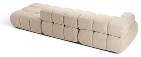 Canapea modulară bej cu tapițerie din țesătură bouclé 288 cm Bellis – Micadoni