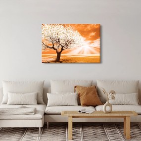 Tabloul cu pomul portocaliu (90x60 cm)