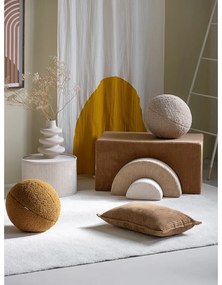 Teren de joacă din spumă maro 3 buc. din catifea reiată înălțime 37 cm 75x49 cm Rainbow Montessori – Wigiwama