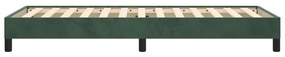 Cadru de pat, verde inchis, 90x200 cm, catifea Verde inchis, 25 cm, 90 x 200 cm