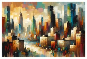 Tablou peisaj urban modern