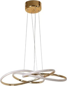 Lustra gold cu led,3 color lumina homs ro,lx,40024