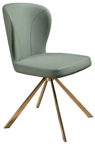 Scaun pivotant piele sintetica verde deschis Chair