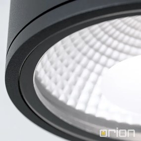 Spot LED aplicat cu protectie la umiditate IP65, SPUTNIK 14,5cm, negru