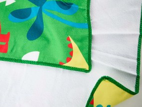 Poncho pentru copii Culoare verde, DINO 60 x 120 cm
