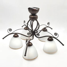 Lustră aplicată RETRO 5xE27/60W/230V patină bronz