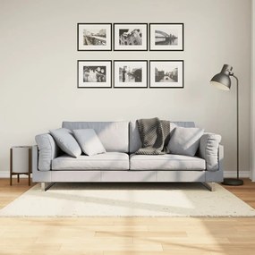 vidaXL Covor pufos &quot;PAMPLONA&quot; cu fire înalte, crem modern, 120x170 cm