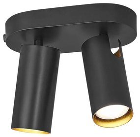 Plafoniera cu 2 spoturi design modern MIMI negru 2120456003 NL