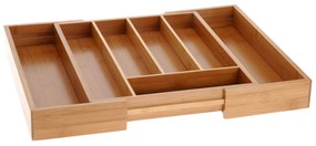 Organizator extensibil pentru tacâmuri, insert pentru sertare, 28,5 - 45 x 34 x 5 cm