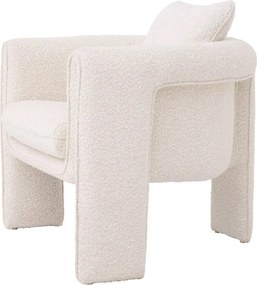 Fotoliu LUX design elegant Toto, Boucle cream
