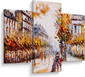 Tablou - Strada din Paris (90x60 cm)
