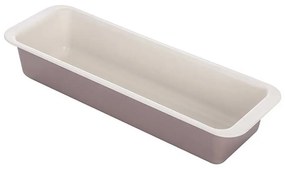 Tava copt cozonac, acoperire non-stick, 35x11 cm, caffe creme