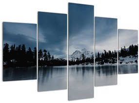 Tablou - Pe laacul înghețat (150x105 cm)