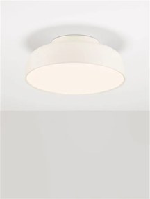 Plafoniera LED stil modern 2700K NOELIA alb 40cm