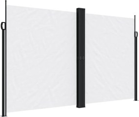 vidaXL Copertină laterală retractabilă, alb, 200x1200 cm