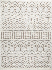 Covor 9987, 80x150 cm, forma dreptunghiulara, bumbac, bej