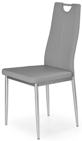 Scaun K202 piele ecologica gri