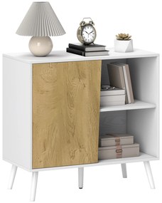 HOMCOM Dulap Modern Reglabil Alb | Aosom Romania