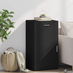 vidaXL Dulap, negru, 50x42,5x93 cm, lemn prelucrat