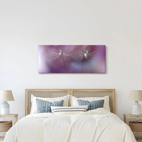 Tablou cu picături pe puf (120x50 cm)