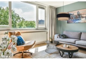 Lustră pe cablu CORSA 1xE27/60W/230V negru/bej