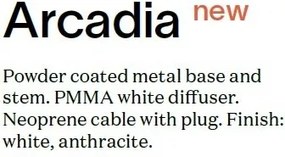 Veioaza exterior IP65 ARCADIA TL1 BIANCO