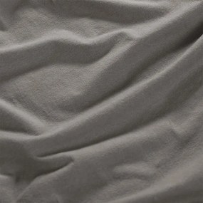 decoDoma Cearșaf elastic jersey cu elastan antracit 90 x 200 cm