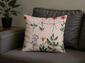 Fata de perna din policoton HERBAR POLY 45x45 cm, bej