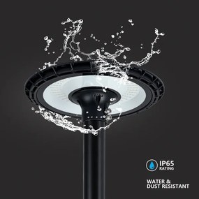 BRILAGI-LED URBANSPARK lampă stradală exterioară cu stâlp 3 m, LED/120W/230V, negru, IP65