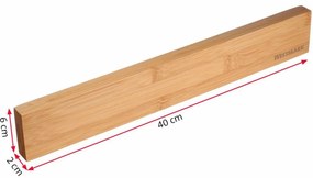 Șină magnetică pentru cuțite Westmark NATURE, 40 x6 x 2 cm