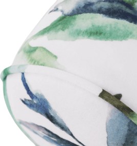 Fotoliu, material textil model frunze verzi, CHARLOT