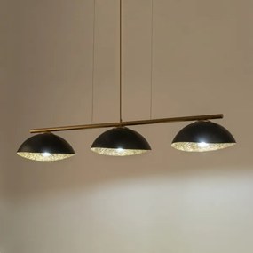 Lustră pe cablu SOLAR 3xE27/60W/230V auriu