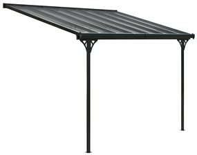 Bruce F pergola - šedý polykarbonát