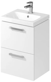 Dulap baie Melar cu lavoar inlclus 50 cm, alb, Cersanit 50 cm