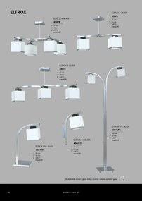 Veioza, lampa de masa ELTROX LN1 SILVER 450/LN1 EMB